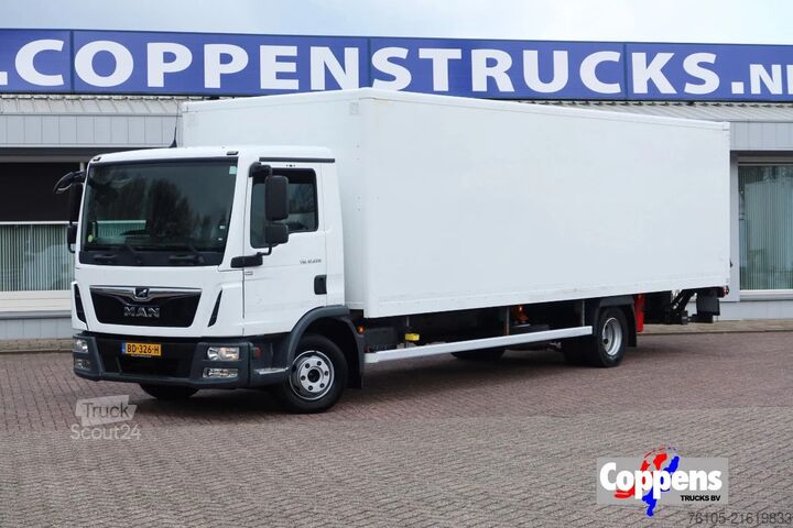 Box body MAN TGL 12.220 Bak + Palfinger klep 1500 KG   € 29...