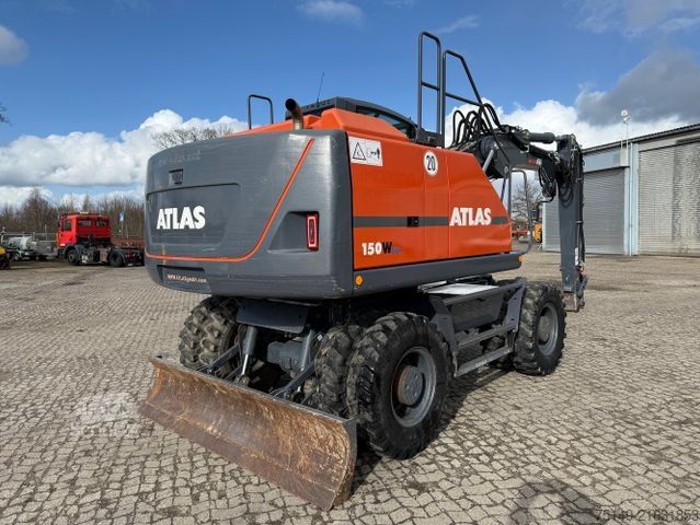 Mobiele graafmachine ATLAS 150 W blue,Verstellausleger, Hammer + Greifer