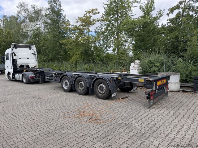 Semiremorcă frigorifică web trailer LPRS 24  3 Achs Container- Chassis incl. Generator TranscoolWenig Benutzt