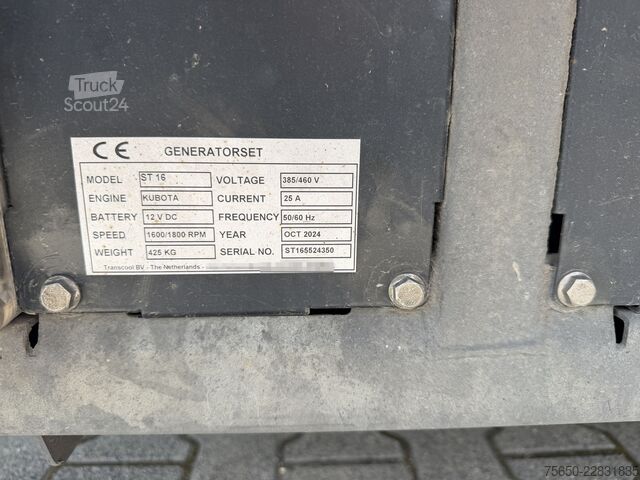 Semiremorcă frigorifică web trailer LPRS 24  3 Achs Container- Chassis incl. Generator TranscoolWenig Benutzt