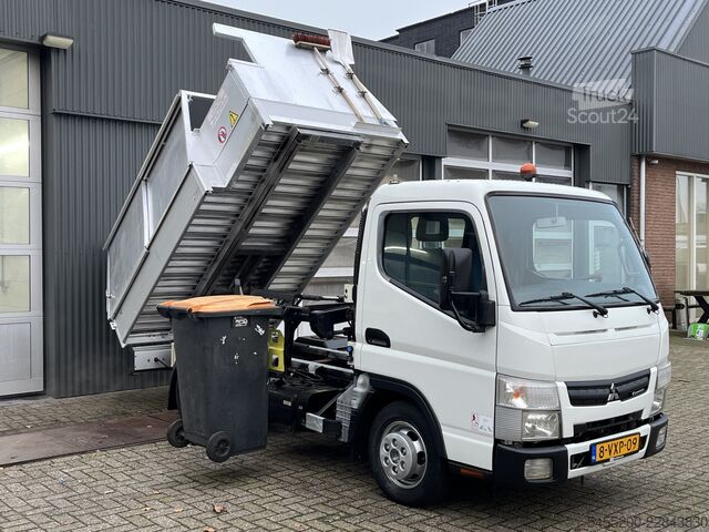 Vehicul de colectare a deșeurilor FUSO Canter 3S13 3.0 Automaat Veegvuilkipper zijlade...