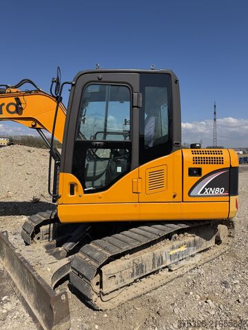 Ερπυστριοφόρος εκσκαφέας 8 τόνων Rhinoceros XN80-e