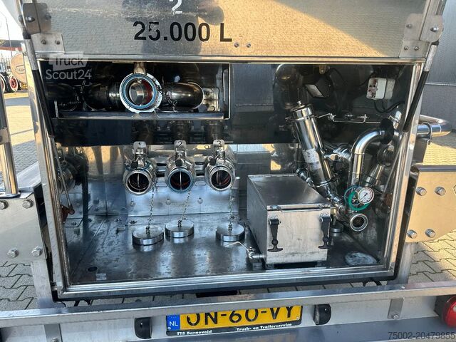 Food tanker Van Hool LEBENSMITTEL / 39.000L / 3-KAMMER / INOX / NL-A...