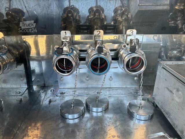 Food tanker Van Hool LEBENSMITTEL / 39.000L / 3-KAMMER / INOX / NL-A...