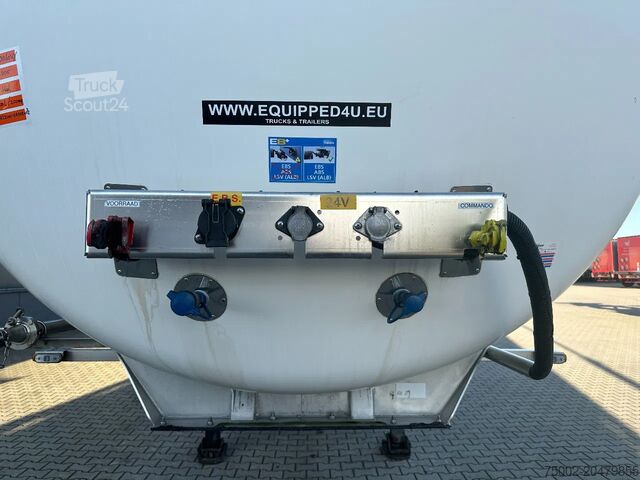 Food tanker Van Hool LEBENSMITTEL / 39.000L / 3-KAMMER / INOX / NL-A...