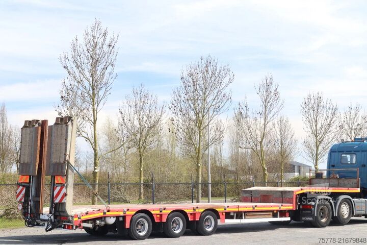 Semi-Tieflader Max Trailer MAX 100 | 3-AXLE | LIFT DECK | SLIDING RAMPS