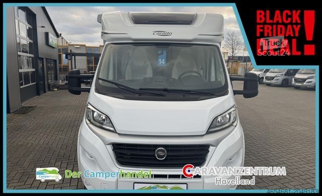 Teilintegriertes Wohnmobil CARADO T 132 6 m # QUERBETT# SAT-TV