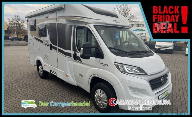 Teilintegriertes Wohnmobil CARADO T 132 6 m # QUERBETT# SAT-TV