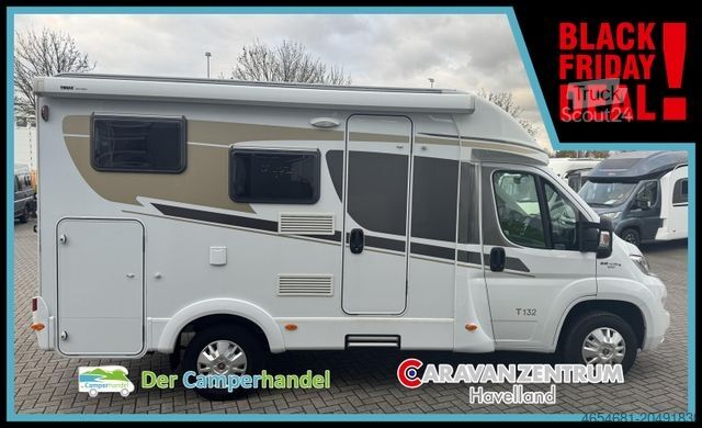 Teilintegriertes Wohnmobil CARADO T 132 6 m # QUERBETT# SAT-TV