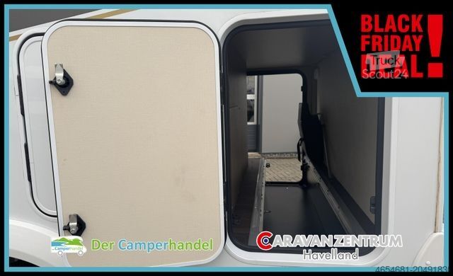 Teilintegriertes Wohnmobil CARADO T 132 6 m # QUERBETT# SAT-TV