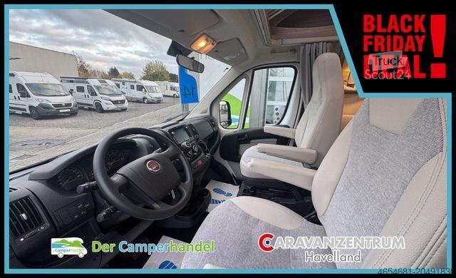 Teilintegriertes Wohnmobil CARADO T 132 6 m # QUERBETT# SAT-TV