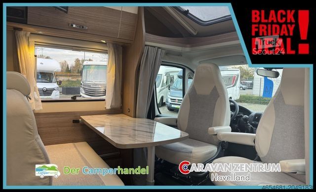 Teilintegriertes Wohnmobil CARADO T 132 6 m # QUERBETT# SAT-TV
