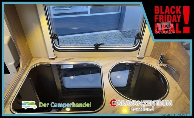 Teilintegriertes Wohnmobil CARADO T 132 6 m # QUERBETT# SAT-TV