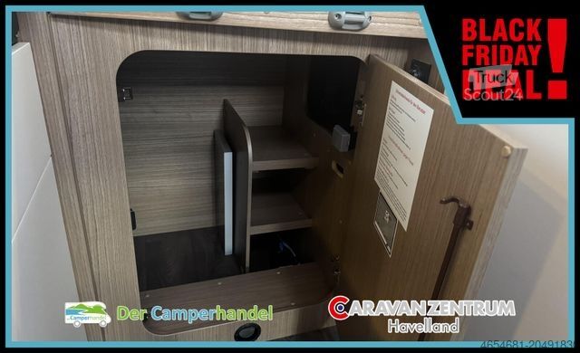 Teilintegriertes Wohnmobil CARADO T 132 6 m # QUERBETT# SAT-TV