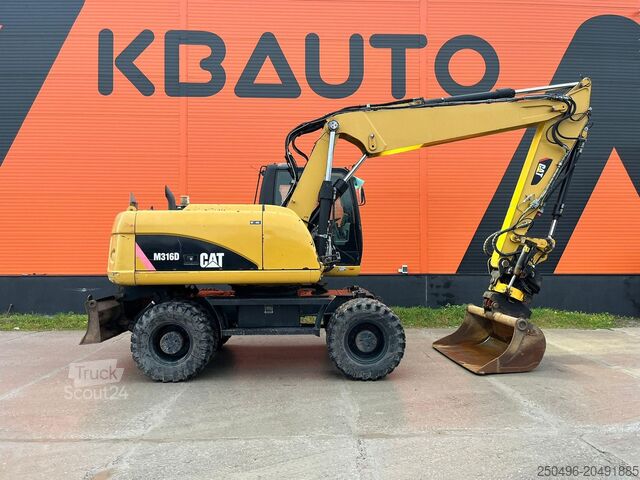 Tekerlekli ekskavatör Caterpillar M316D / ROTOTILT/ AC / CENTRAL LUBRICATION / + ...