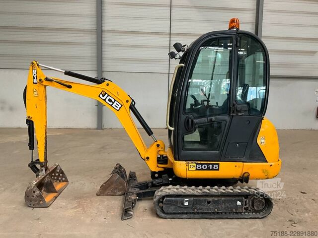 Minikaivinkone JCB 8018