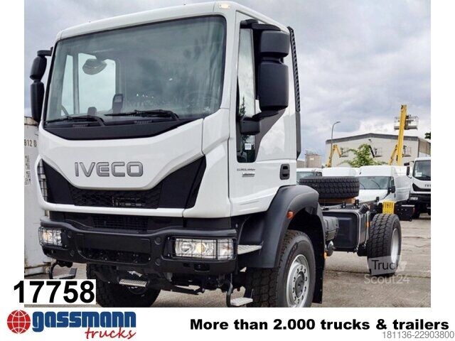 Lastbilchassi Iveco EuroCargo ML150E25 WS 4x4, Euro3, mehrfach