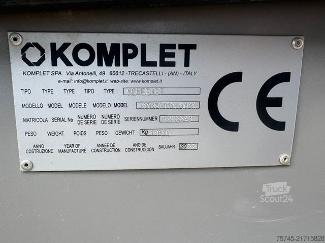 Outro  KOMPLET * KOMPATTO 5030 * RAUPENSIEBANLAGE *FUNK