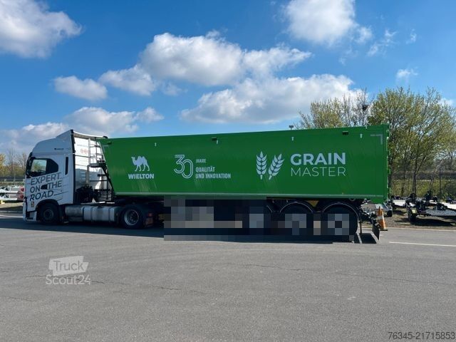 Kipper Auflieger WIELTON Alu-Kastenmulde 51m³  BULK Master GREEN Edition