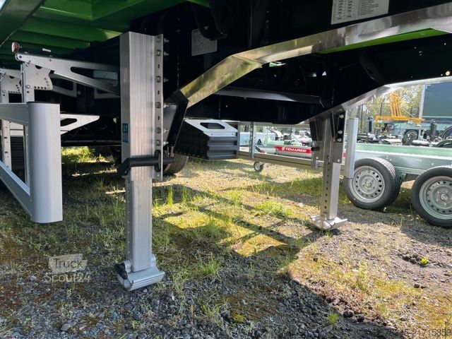 Kipper Auflieger WIELTON Alu-Kastenmulde 51m³  BULK Master GREEN Edition