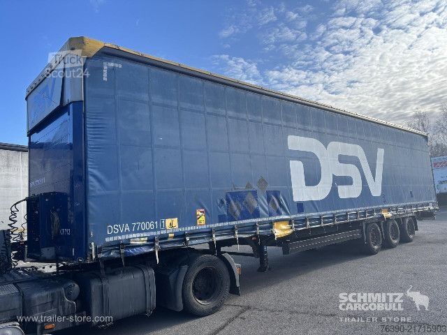 Åpen semitrailer med presenning Schmitz Cargobull Semitrailer Curtainsider Mega