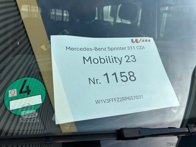 Minibuss MERCEDES-BENZ Sprinter 311 Mobility 23 LIFT  KLIMAT Rollstuhl