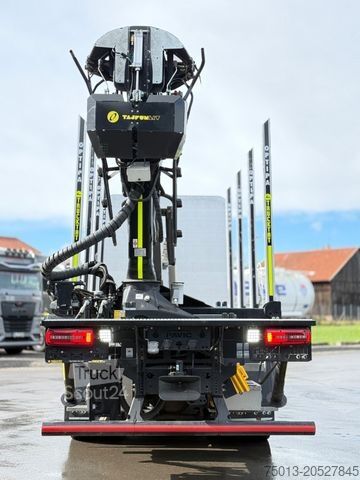 Autocarro forestale MAN TGX 33.510 BL CH 6X4 mit TajfunLIV 150Z96,MIETE?