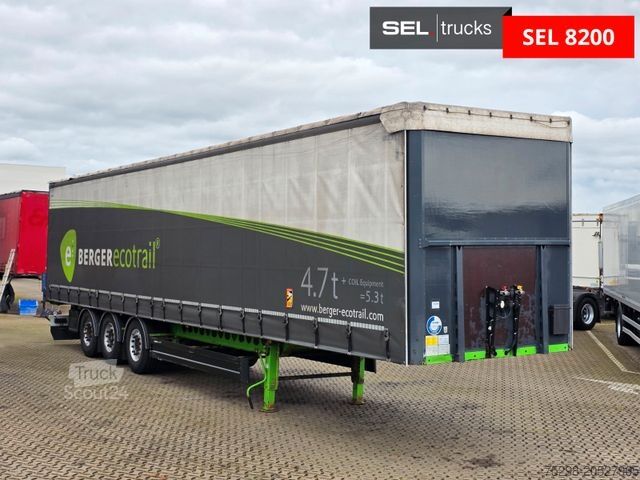 Atvērta puspiekabe ar tentu BERGER SAPL 24 / Coilmulde / 5.560 kg