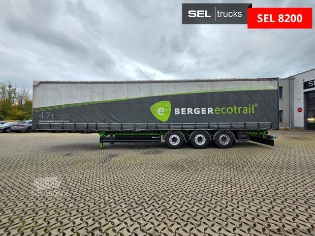 Open oplegger met zeil BERGER SAPL 24 / Coilmulde / EDSCHA