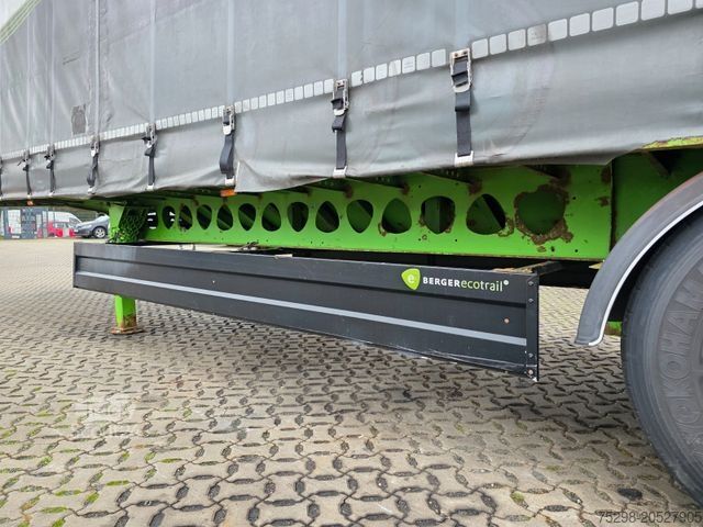Atvērta puspiekabe ar tentu BERGER SAPL 24 / Coilmulde / 5.560 kg