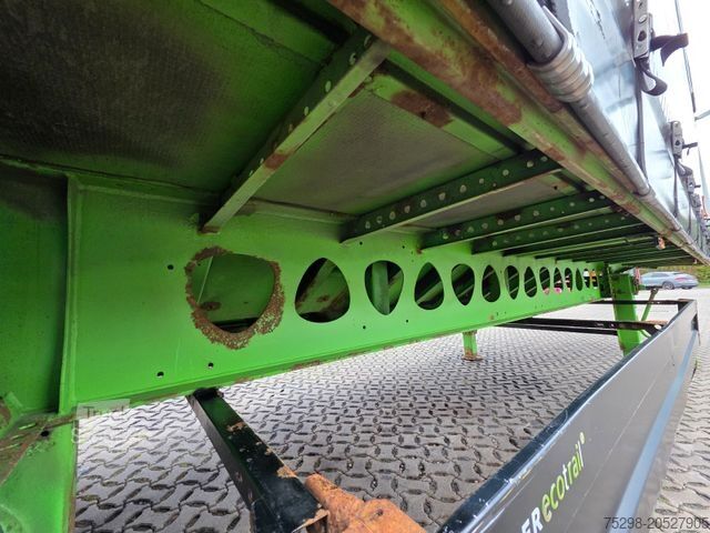 Atvērta puspiekabe ar tentu BERGER SAPL 24 / Coilmulde / 5.560 kg