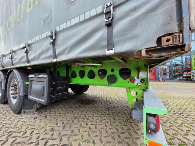 Atvērta puspiekabe ar tentu BERGER SAPL 24 / Coilmulde / 5.560 kg