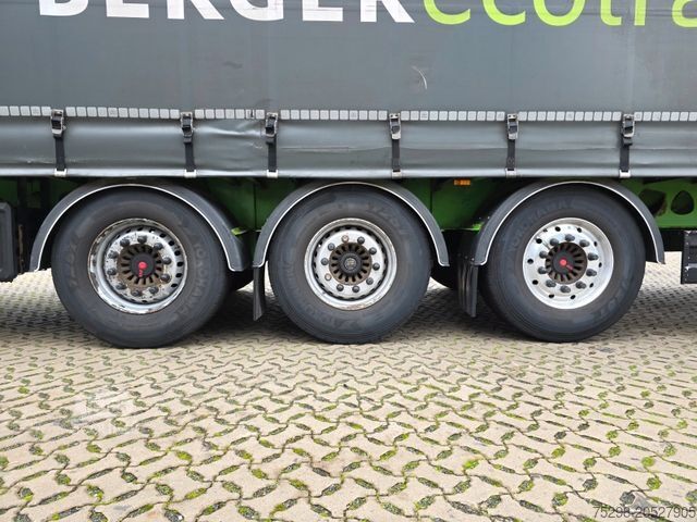 Atvērta puspiekabe ar tentu BERGER SAPL 24 / Coilmulde / 5.560 kg