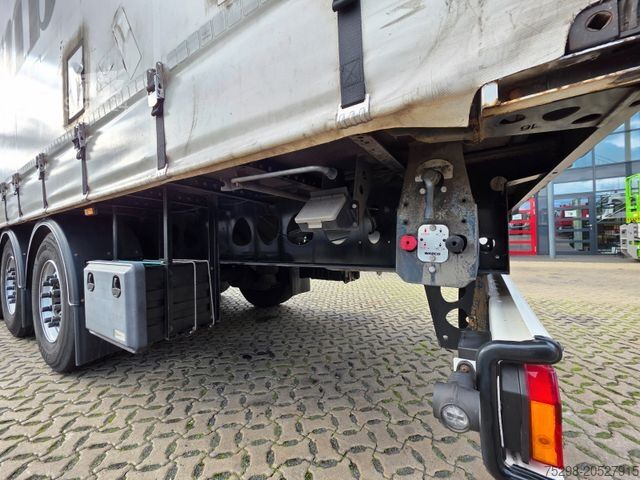 Auflieger mit Pritsche & Plane BERGER SAPL 24 / Coilmulde / EDSCHA