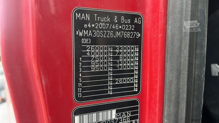 Kipper MAN TGS 33.500 with Schmitz Cargobull SGF S2 (NEW ENGINE)