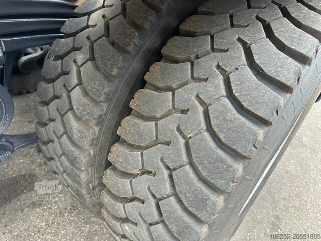 Containertransport (haakarmsysteem) Renault C460 8x4 + (19m!) KRAN HIAB 288 E-6 HIDUO - RAD...