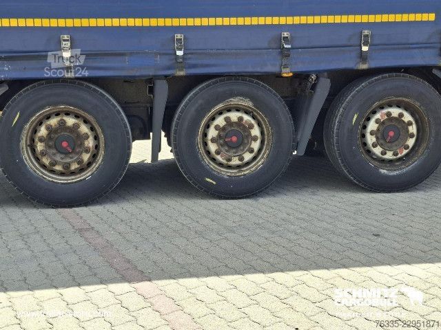 Brandalı açık yarı römork Kögel Curtainsider Mega