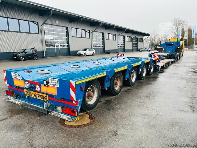 Low loader trailer GOLDHOFER STHP 8 (3+5)/GG 219 to/Pendelachsen /ausziehbar