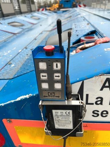 Nízkoložný přívěs GOLDHOFER STHP 8 (3+5)/GG 219 to/Pendelachsen /ausziehbar