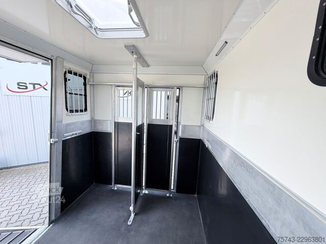 Hästtransportsläp  2 Pferdeanh.ANKA Hengstemodell,Sattelk. mit Bett