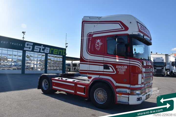 Vakio vetoauto SCANIA 164L V8 580 Top Line Retarder Analoger Tacho