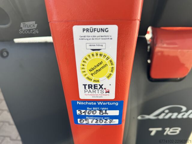 Niederhubwagen Linde T18--EK