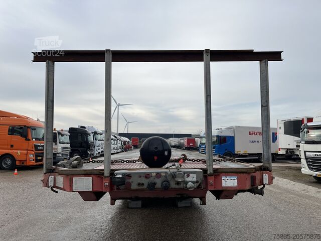 Atrelado da plataforma Nooteboom OVB-90-05 / 5 axle 12 Ton Hydraulic / BPW Drum ...