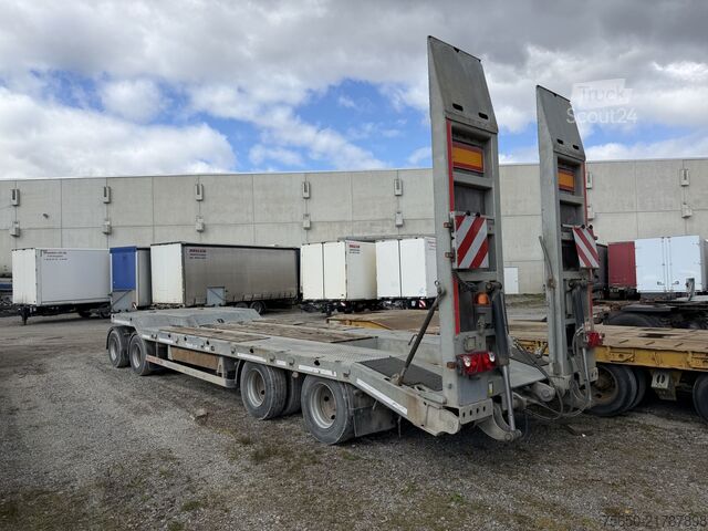 Tieflader Anhänger Möslein TA4 Schwebheim  4 Achs Tiefladeranhänger, Guter Zustand