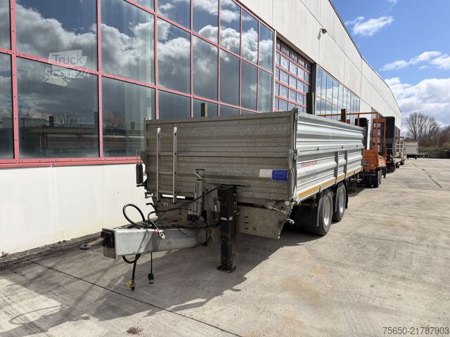 Ρυμουλκούμενο κορμών Möslein DTD18  19 t Tandemkipper- Tieflader + Steckrungen, Breite Reifen