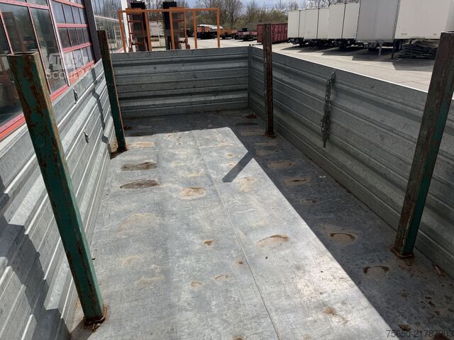 Ρυμουλκούμενο κορμών Möslein DTD18  19 t Tandemkipper- Tieflader + Steckrungen, Breite Reifen