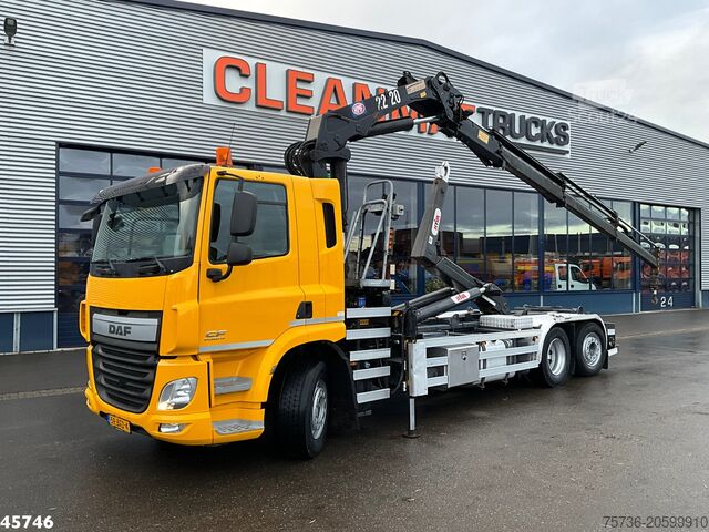 Sistem de braț cu cârlige DAF FAN CF 370 Euro 6 HMF 22 Tonmeter laadkraan Jus...