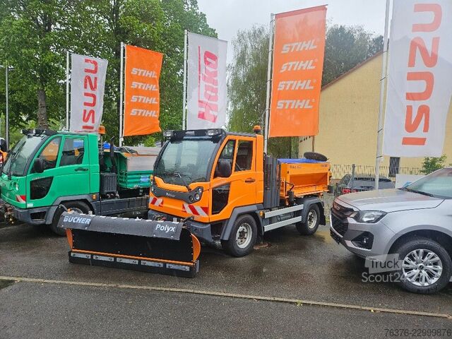 Autoutilitară basculantă trilaterală MULTICAR M31 C 4x4 mit Schneeschild + Silostreuer