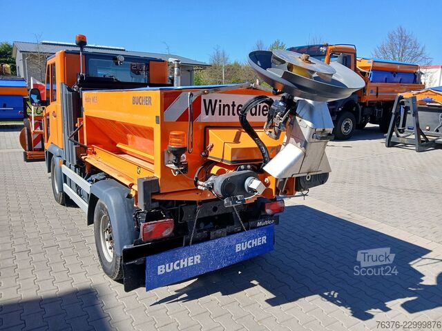 Autoutilitară basculantă trilaterală MULTICAR M31 C 4x4 mit Schneeschild + Silostreuer