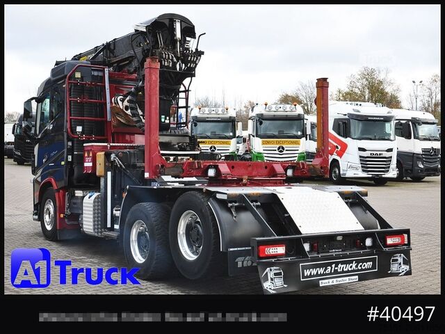 Грузовик специального назначения VOLVO FH16 750, Langholz, Palfinger, Liftachse, 6x4,